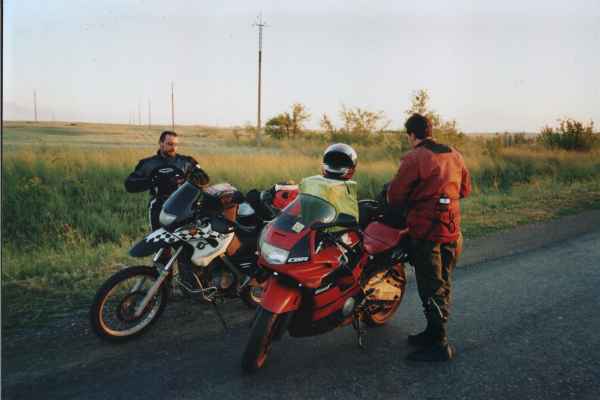 Strada in Kazakistan