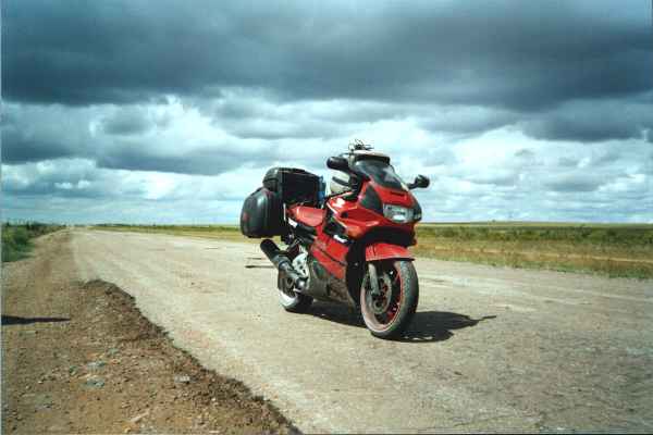 Strada in Kazakistan