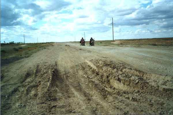 Sterrato in Kazakistan