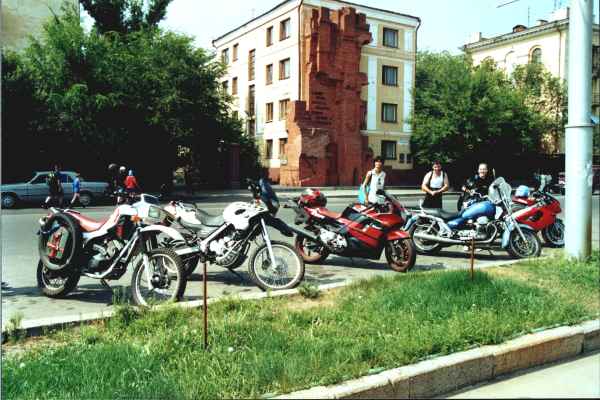 Le nostre moto a Stalingrado