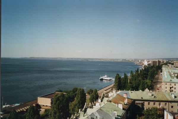 Il Volga a Saratov