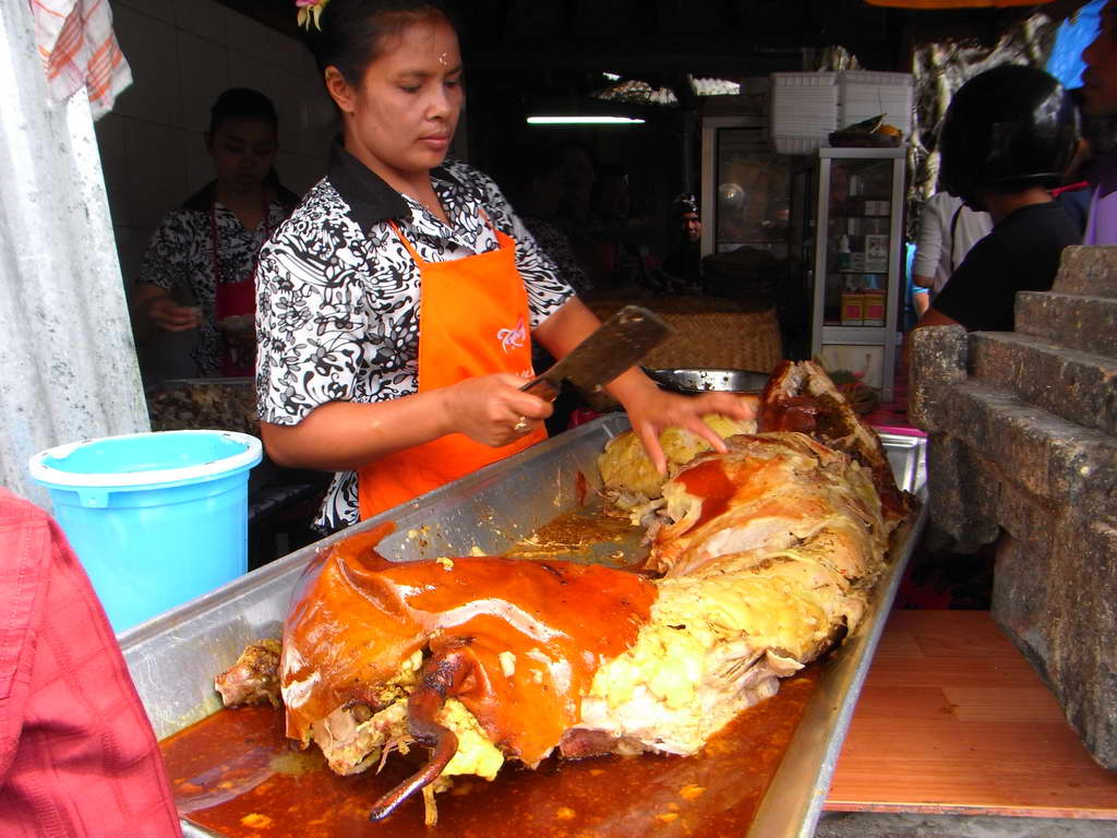 Babi guling a Ubud