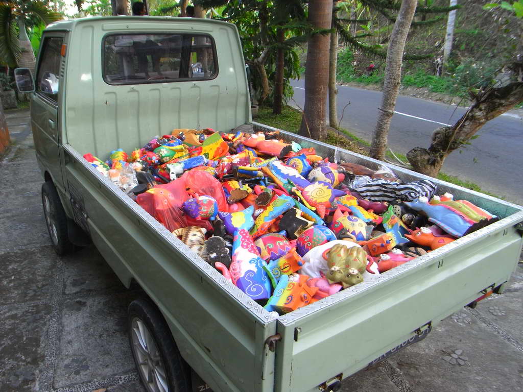 Produzione di souvenir vicino Ubud