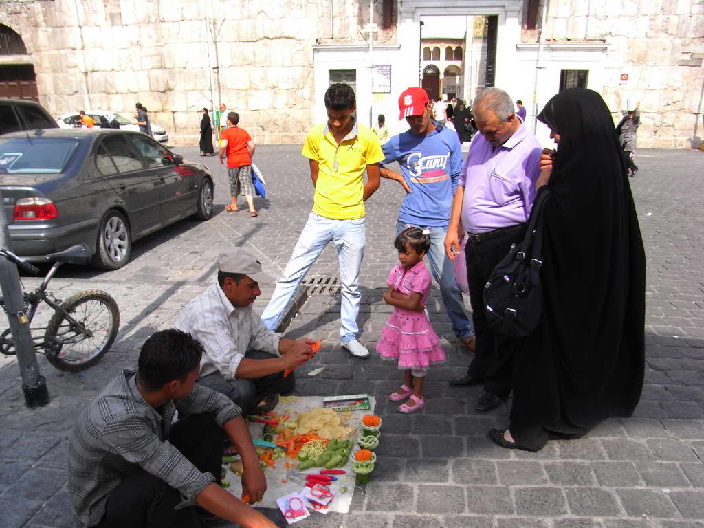 Mercato di strada a Damasco