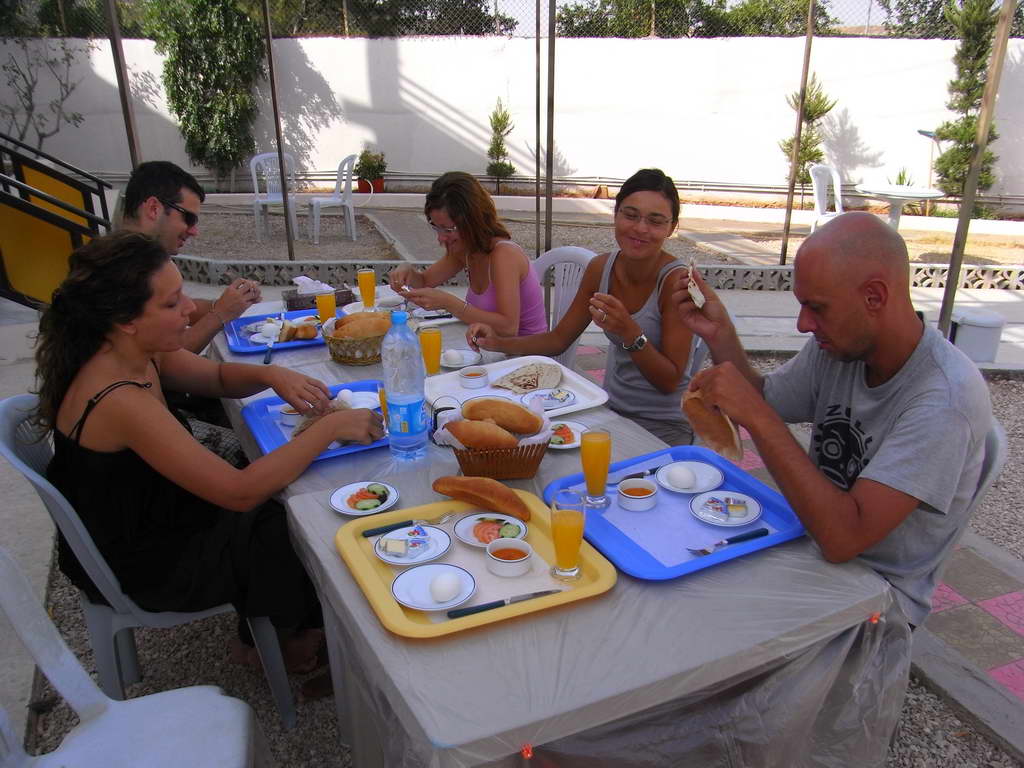 Colazione a Jerash