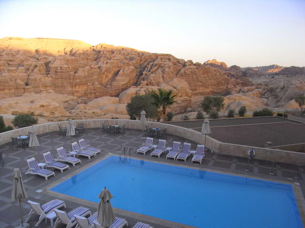 Piscina nellalbergo di Petra