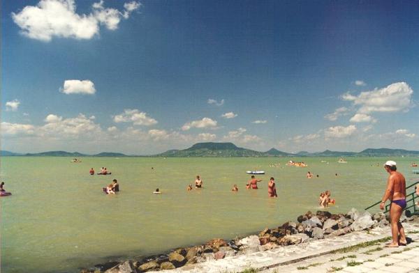 Panorama del lago Balaton, Ungheria