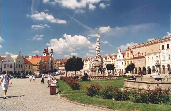 Piazza principale di Telc