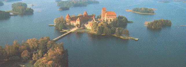 Castello di Trakai in Lituania