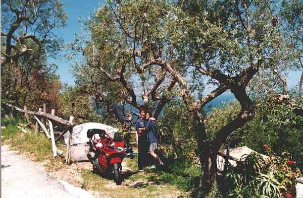 Campeggio in costiera amalfitana 1997